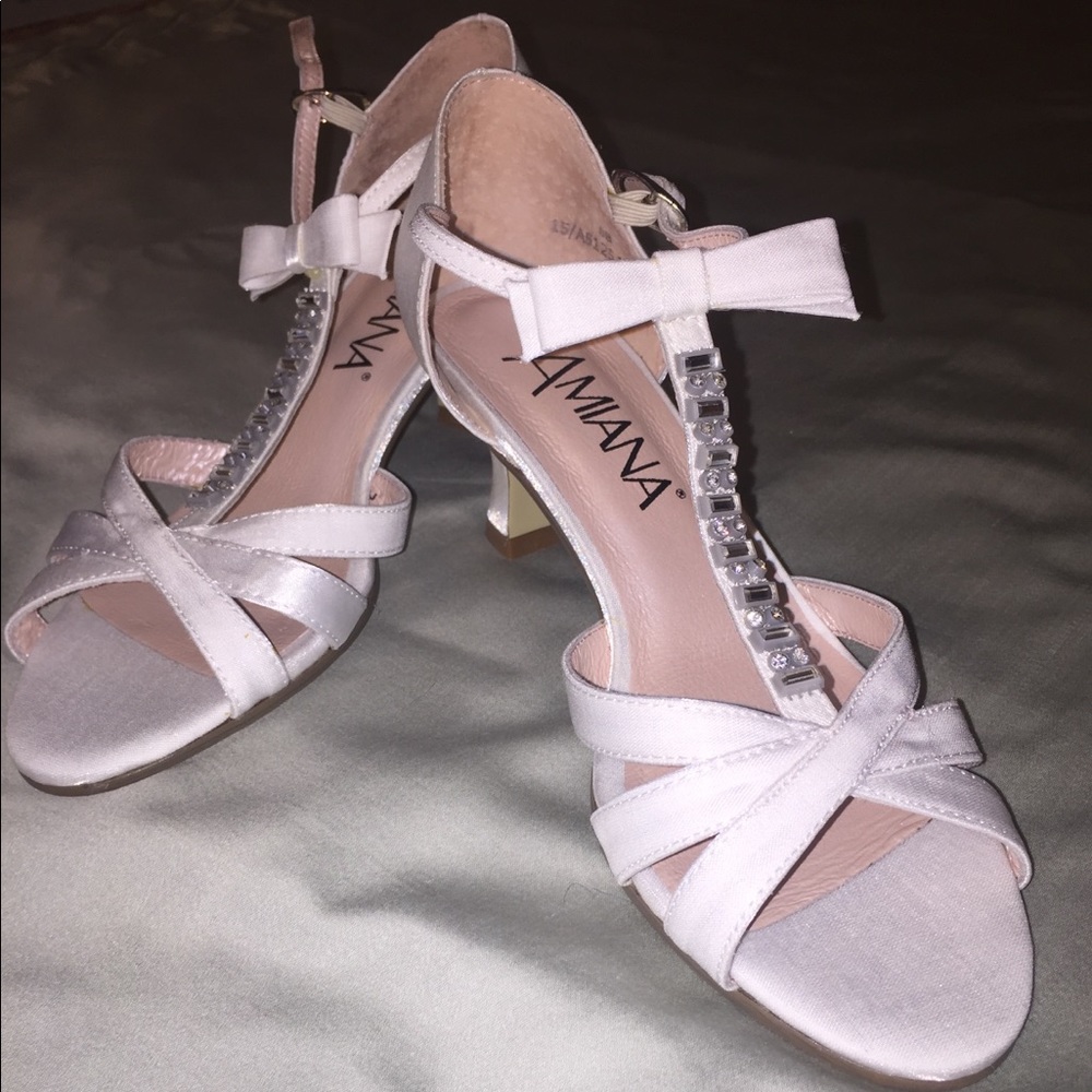 Girls Amiana Heels - Never Worn